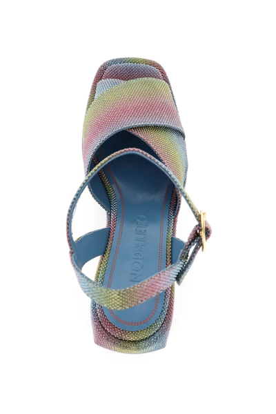 Shop Nodaleto Bulla Joni Sandals In Yellow,pink,light Blue