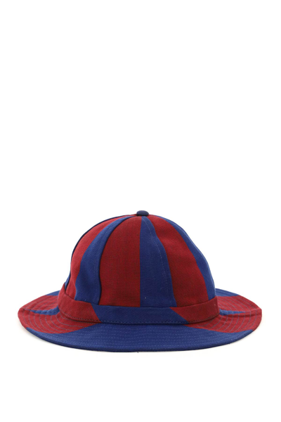Shop Bode Killington Hat In Blue,red