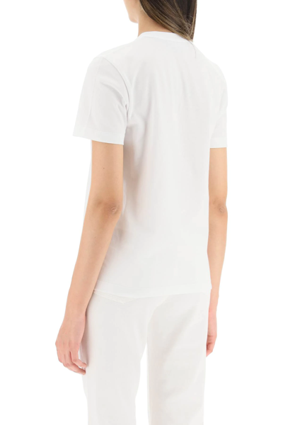 Shop Fendi Brush' T-shirt In White