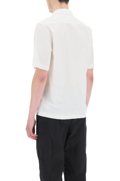 Shop C.p. Company Ripstop Cotton Shirt In White