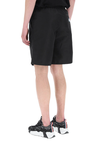 Shop Heron Preston Ex-ray Sporty Bermuda Shorts In Black