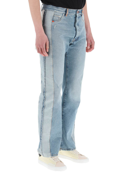 Shop Heron Preston Reversed Jeans In Blue