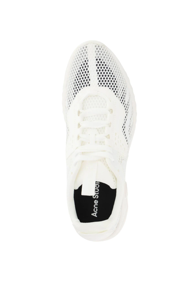 Shop Acne Studios Net N3w Sneakers In White