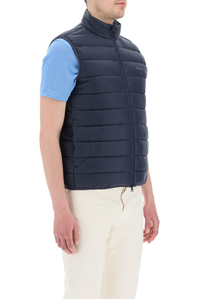 Shop Barbour Bretby Nylon Vest In Blue