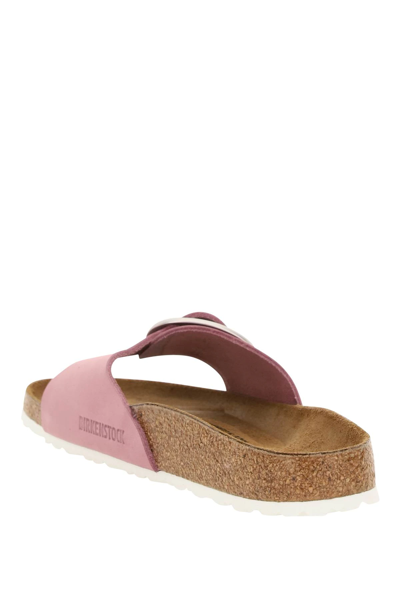 Shop Birkenstock Madrid Big Buckle In Pink