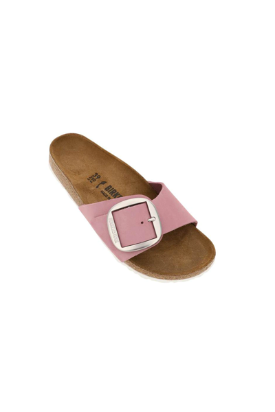 Shop Birkenstock Madrid Big Buckle In Pink