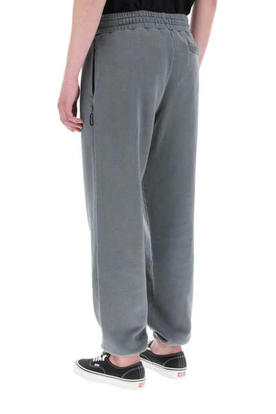 Shop Palm Angels Logo Sweatpants In Grey