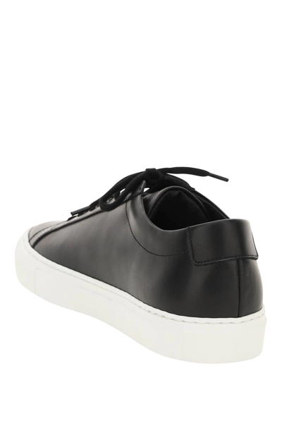 Shop Common Projects Original Achilles Low Sneakers In Black,white
