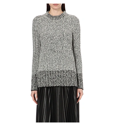 Rag & Bone Callista Textured Wool-blend Jumper In White