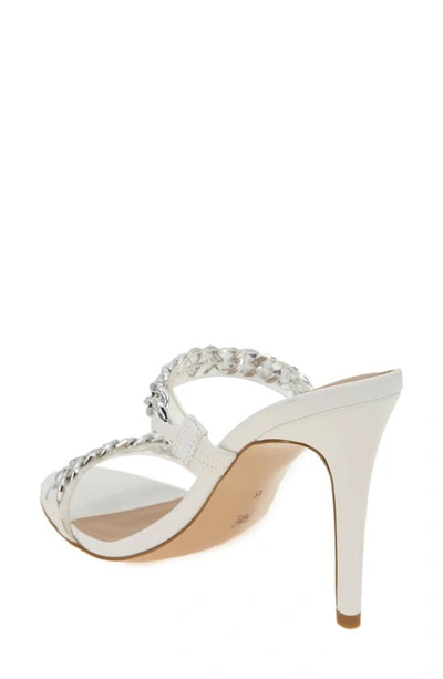 Shop Bcbg Jesta Sandal In Clear/ Bright White