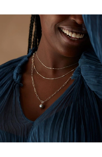 Monica Vinader Sterling Silver Twist Chain Necklace In Ss