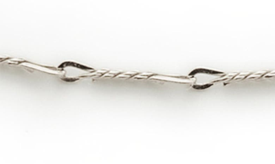 Monica Vinader Sterling Silver Twist Chain Necklace In Ss