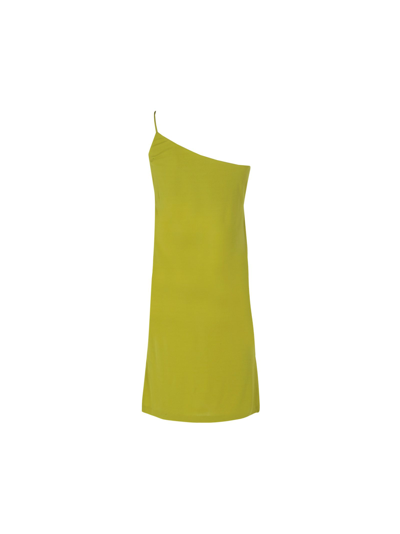 Shop Dsquared2 Women's Yellow Viscose Dress