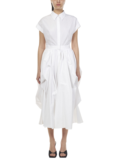 Shop Alexander Mcqueen Dress In White
