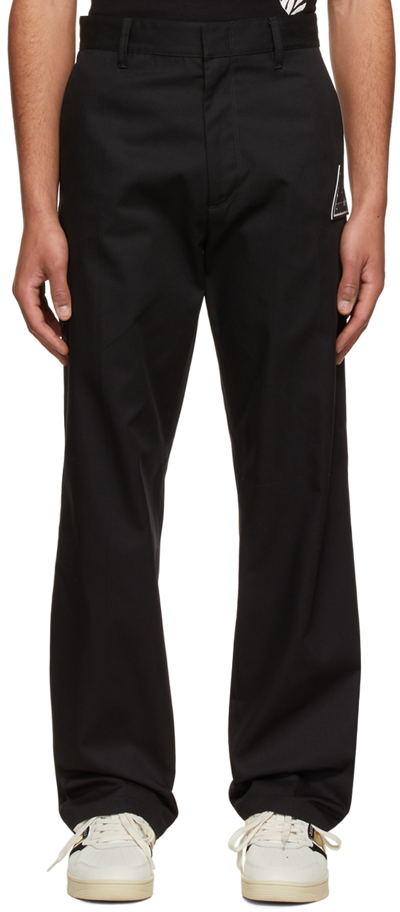 Shop Just Cavalli Black Polyester Trousers In 900 Blackn39754