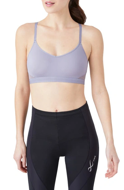 Shop B.tempt'd By Wacoal B.active Sports Bralette In Lilac Gray