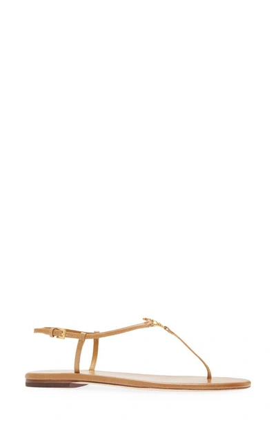 Shop Tory Burch Capri Ankle Strap Sandal In Toasted Bark