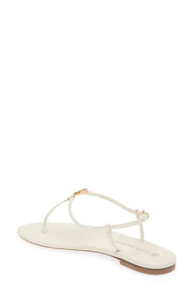 Shop Tory Burch Capri Ankle Strap Sandal In New Ivory