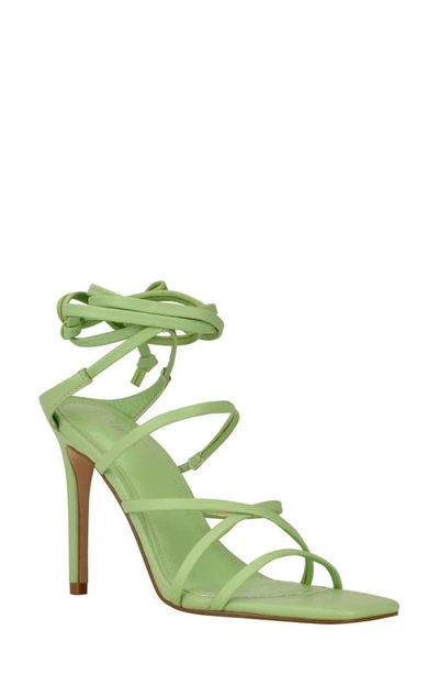 Guess Women's Ankle-tie Stiletto Sandals In Green | ModeSens