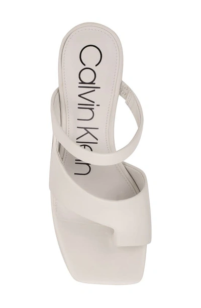 Calvin Klein Women's Fima Dress Sandals Women's Shoes In White | ModeSens