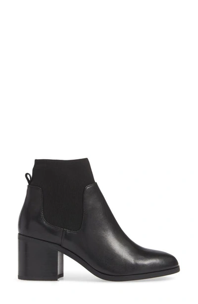 Steve Madden Erika Bootie In Black Leather | ModeSens