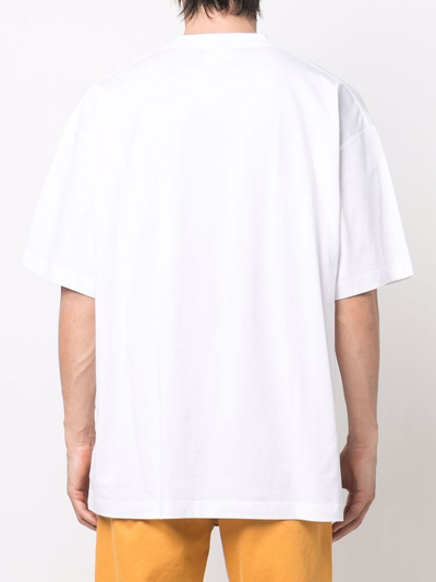 Shop Vetements T-shirts And Polos White