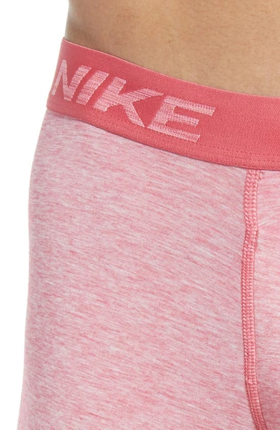 Shop Nike Dri-fit Assorted 2-pack Reluxe Boxer Briefs In Pink/ Dark Grey