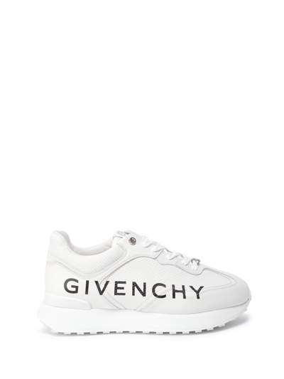 Shop Givenchy `giv Runner` Sneakers In Bianco