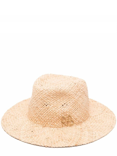 Shop Ruslan Baginskiy Wide Brim Beige Straw Hat