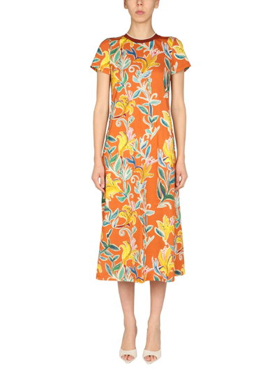 Shop La Doublej Swing Dress In Multicolour