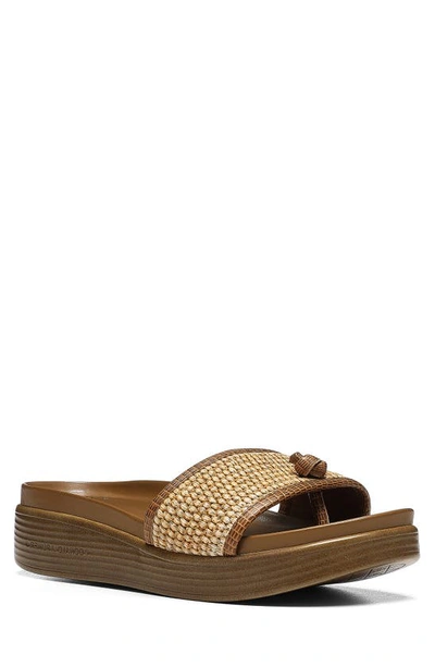 Shop Donald Pliner Farrah Platform Sandal In Biscotti -bsco
