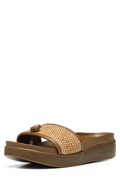 Shop Donald Pliner Farrah Platform Sandal In Biscotti -bsco