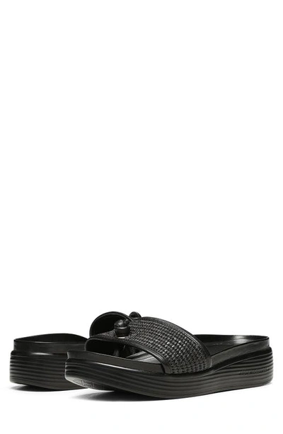 Shop Donald Pliner Farrah Platform Sandal In Black-blk