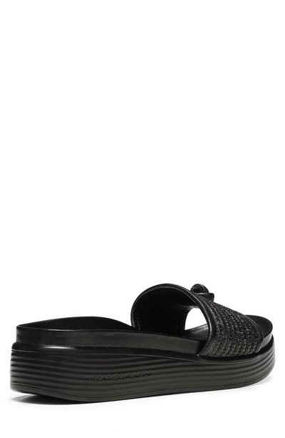 Shop Donald Pliner Farrah Platform Sandal In Black-blk