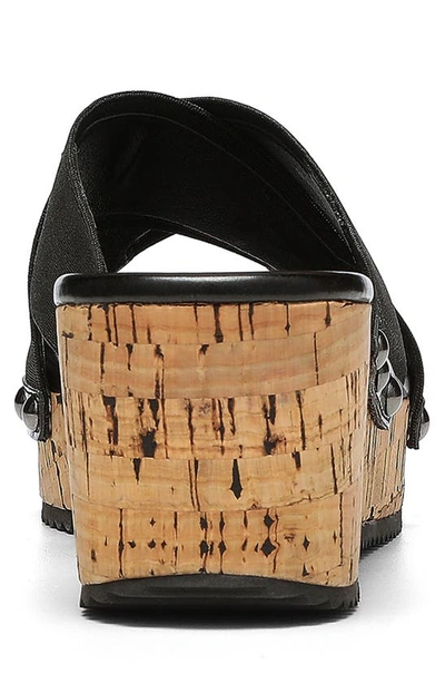 Donald Pliner Summera Wedge Sandal In Black-blk