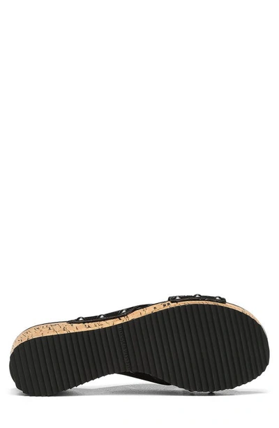 Donald Pliner Summera Wedge Sandal In Black-blk