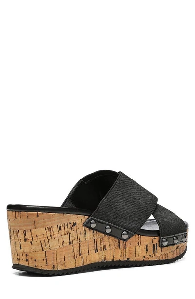 Donald Pliner Summera Wedge Sandal In Black-blk