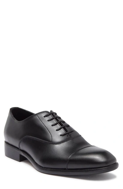 Shop Nordstrom Rack Dalton Cap Toe Oxford In Black