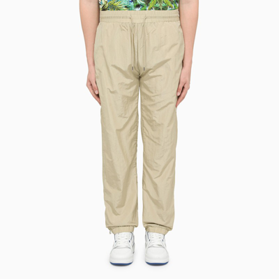 Just Don Stripe Side Beige Track Pants In Beige