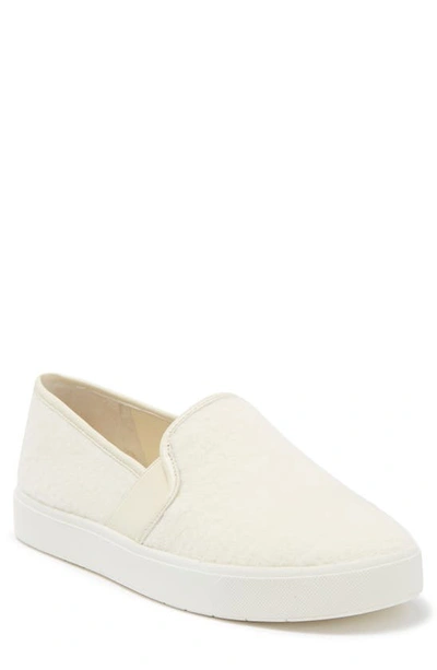 Shop Vince Blair Quilted Slip-on In Off White/ White