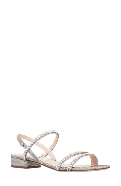 Shop Nina Sarita Slingback Sandal In Steel