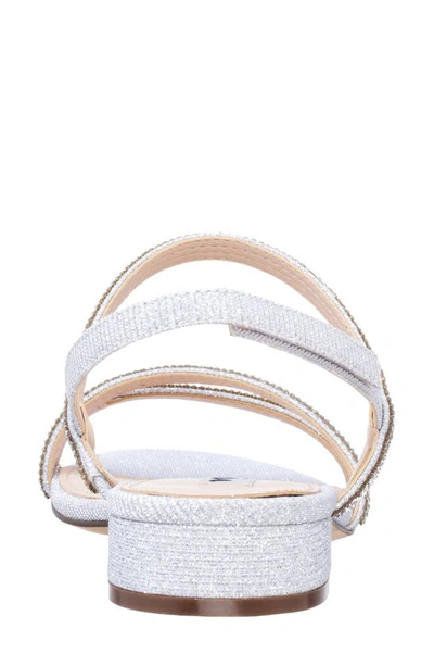 Shop Nina Sarita Slingback Sandal In Silver Luna