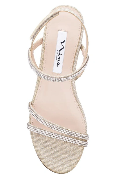 Shop Nina Sarita Slingback Sandal In Diamond Dust