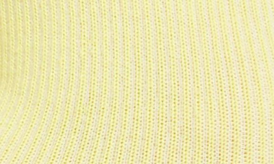 Shop Ugg Karsyn Lettuce Edge Crew Socks In Elfin Yellow