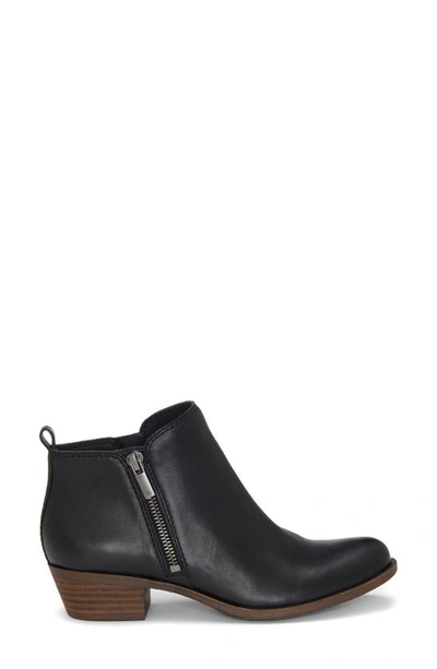 Shop Lucky Brand Basel Bootie In Black Leather