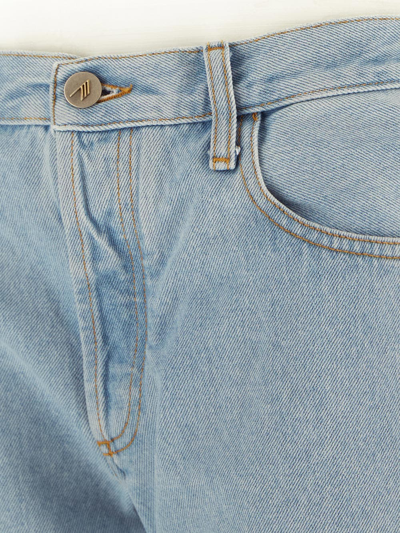 Shop Attico Jeans In Blue