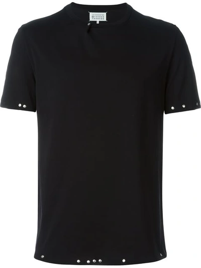 Maison Margiela Studded T-shirt In Black