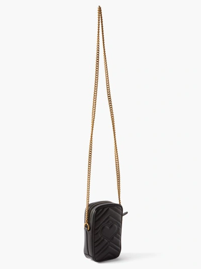 Black GG Marmont mini quilted-leather cross-body bag