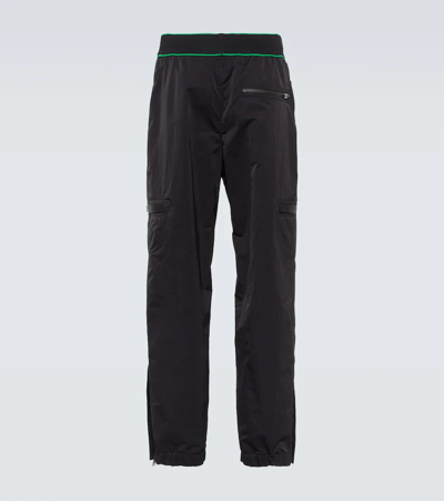 Shop Bottega Veneta Elasticated Technical Pants In Nero