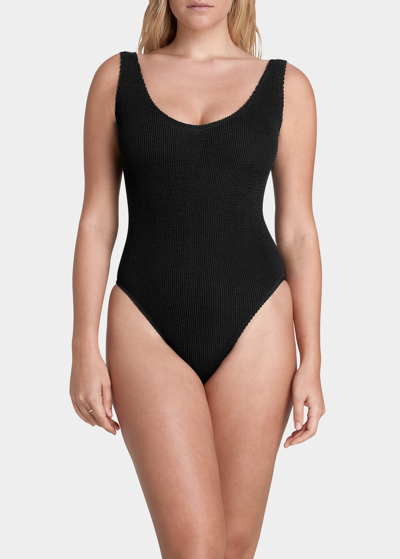 Shop Bond-eye Swim Mara Eco One-piece Swimsuit In Black Eco